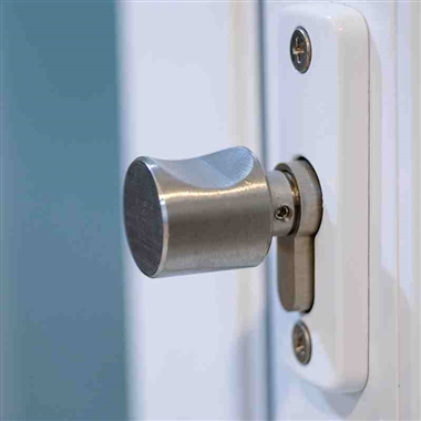 High security pvcu door handles