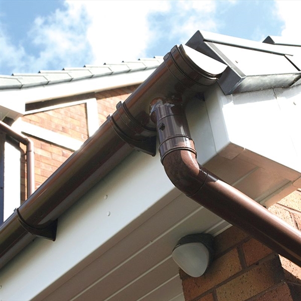 Half-round PVCu Guttering